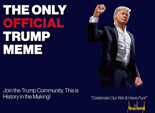 Trump coin price prediction: official trump meme crypto rising again