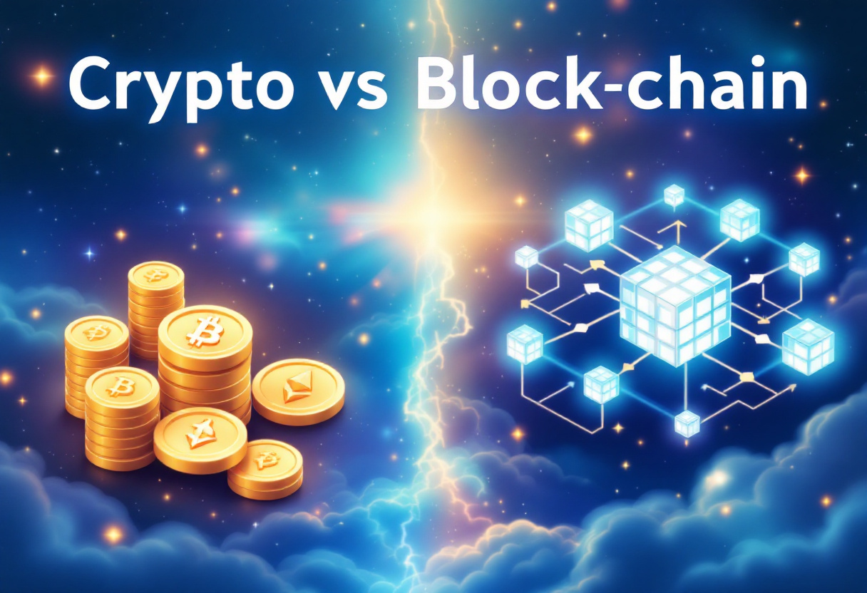 Cryptocurrency vs blockchain: unraveling the key differences you must know!