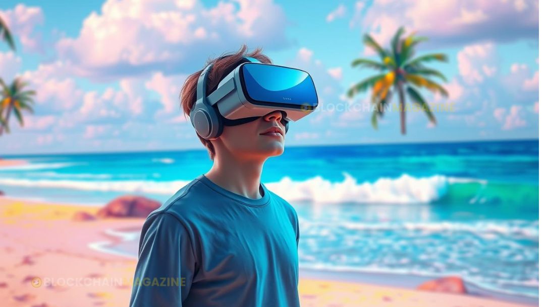 The metaverse beach: discover your virtual escape in a digital paradise