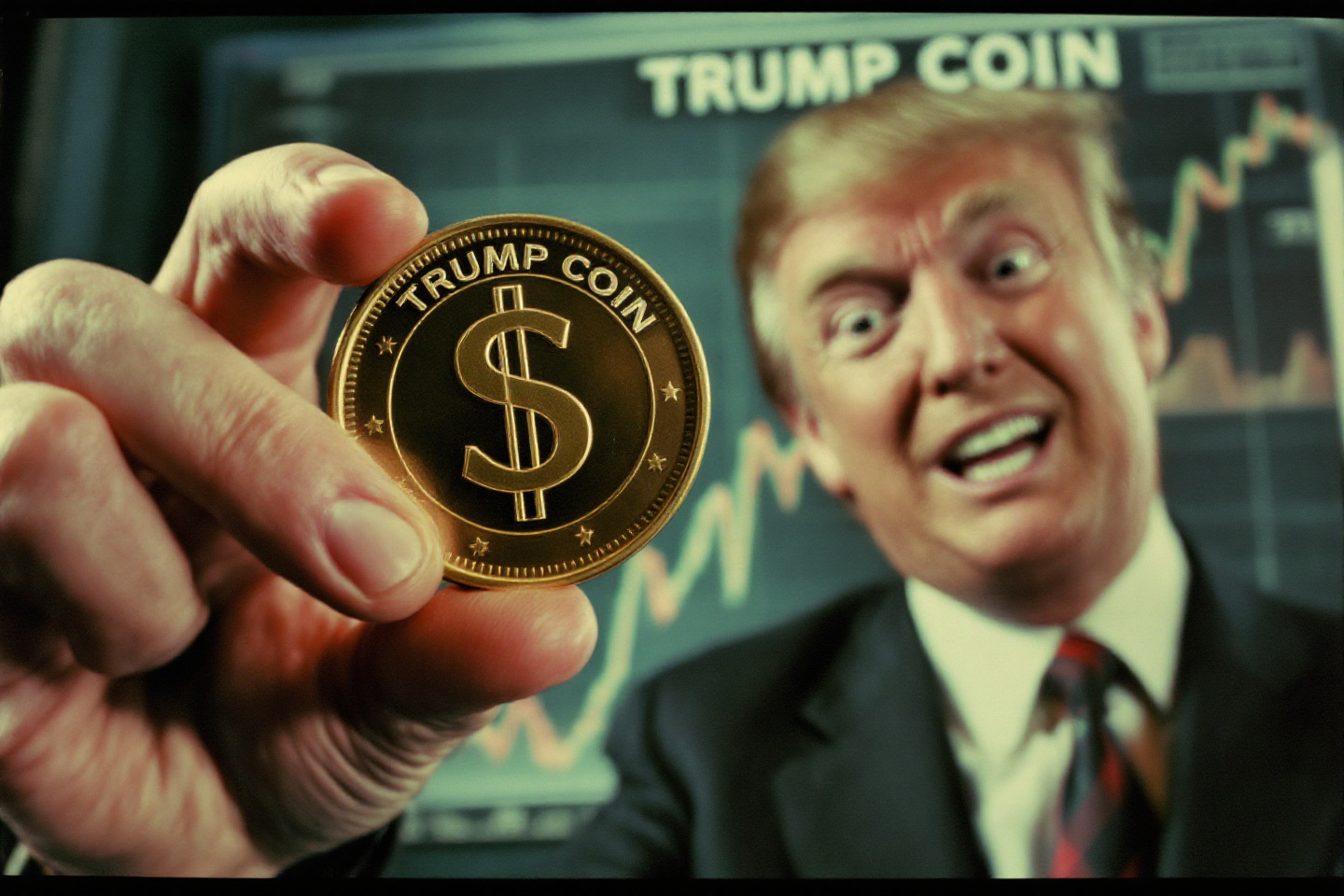 Trump’s $trump coin: a wild meme coin volatility rollercoaster—soaring high, then crashing hard!