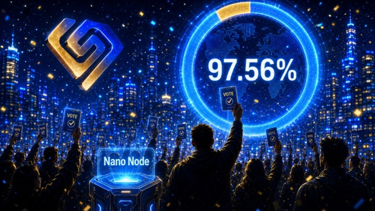 Trusted smart chain’s community just voted, 97. 56% in favor, to expand into new markets