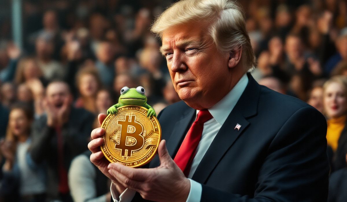 Trump’s historic crypto law unleashes a bitcoin pepe frenzy: $64m presale and counting!