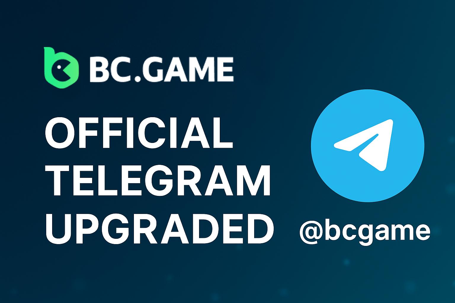 Bc. Game adopts unified @bcgame telegram username for enhanced safety and simplicity