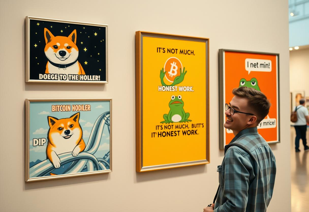 Laughing through the dip: crypto memes keeping spirits high