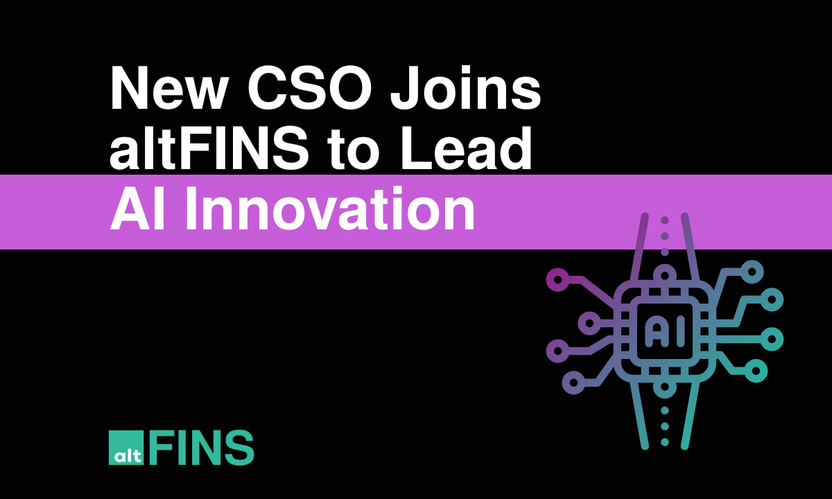Altfins appoints a cso to lead ai innovation in crypto trading and investing