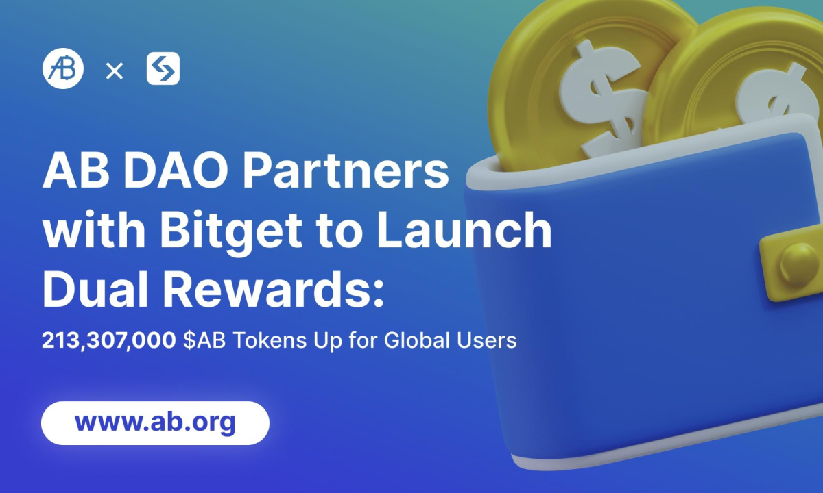 Ab dao and bitget launch dual reward campaign, distributing $2. 6m worth of $ab globally