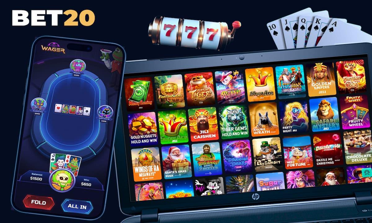 Bet20 launches premium casino platform with trusted licensing, instant crypto withdrawals, and elite gaming