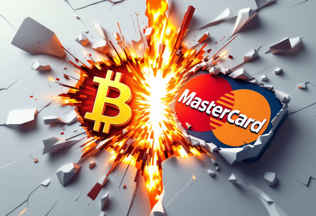 Bitcoin’s fierce freedom vs. Mastercard’s mighty revolution: the 2025 cash clash