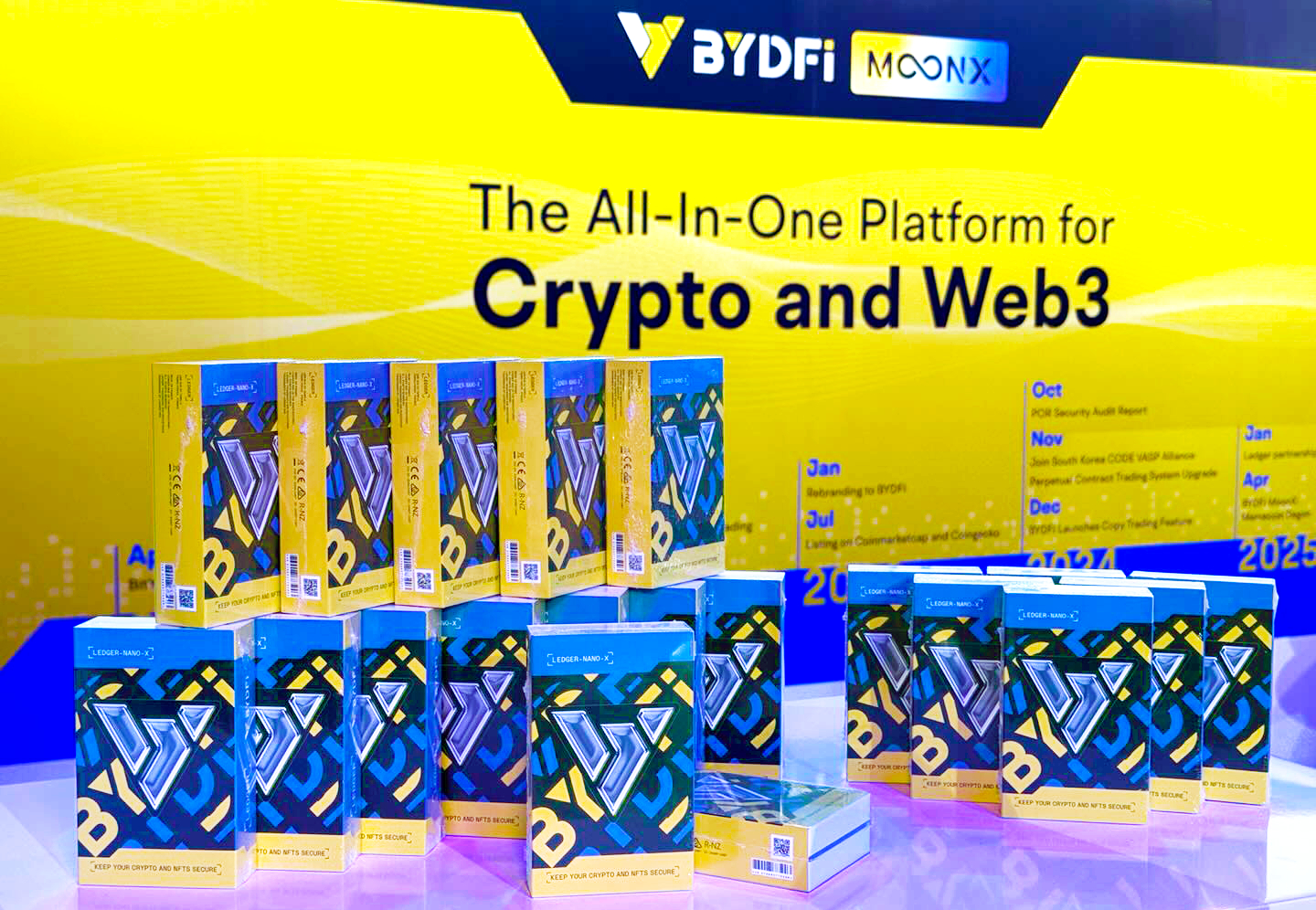 Bydfi partners with ledger to launch limited edition hardware wallet, debuts at token2049 dubai