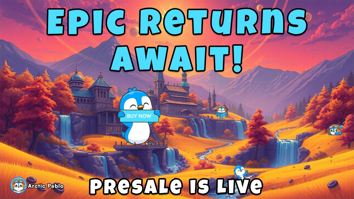 Arctic pablo coin’s mythical quest unfolds – the top new meme coin to invest in now, alongside bonk and pepe coin!
