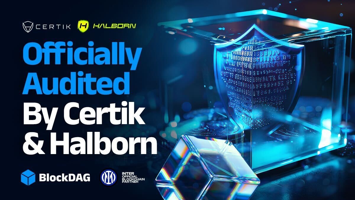 Blockdag’s security audits with halborn; certik underlines security as hype declines by 30% & polkadot stalls