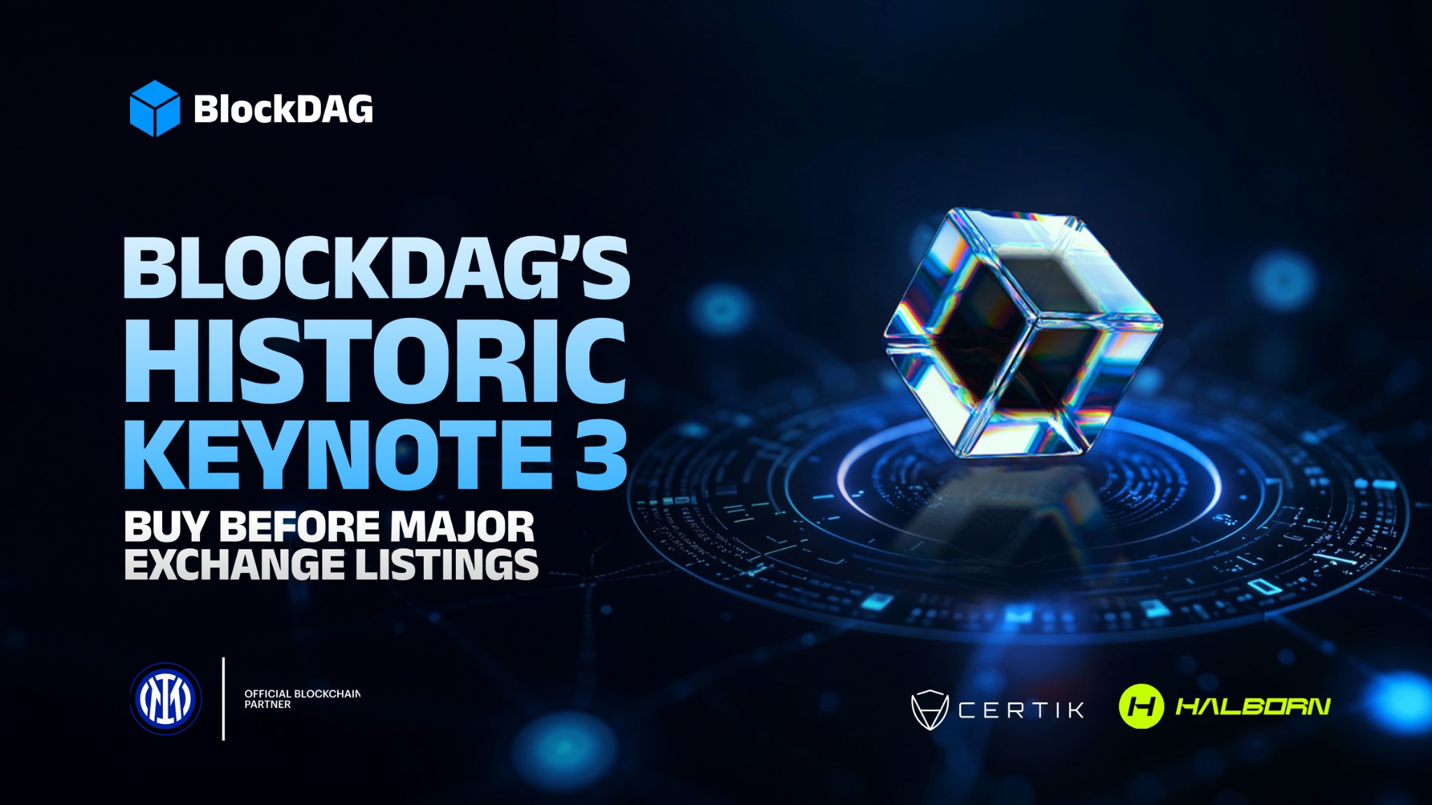 Blockdag’s keynote 3 captivates crypto investors — $208m raised, beta testnet live, and mainnet momentum builds