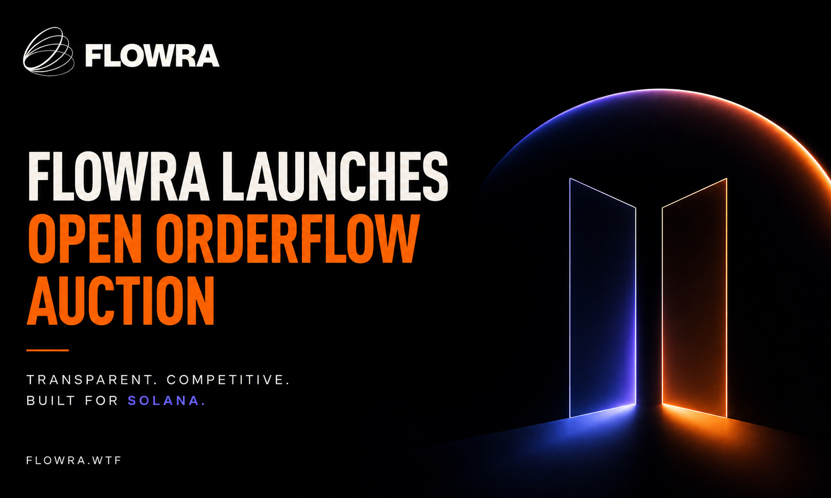 Flowra launches open orderflow auction bringing transparent and competitive block building to solana