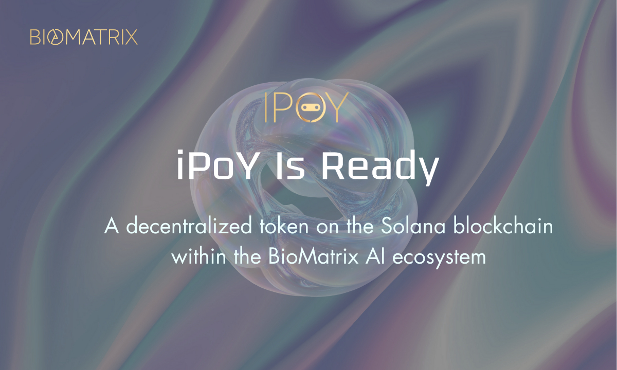 Biomatrix launches ipoy: pioneering identity-driven gamefi in the ai-powered web3 era