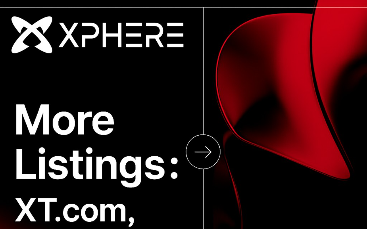 Xphere ($xp) goes live on xt. Com, coinstore, and bifinance simultaneously