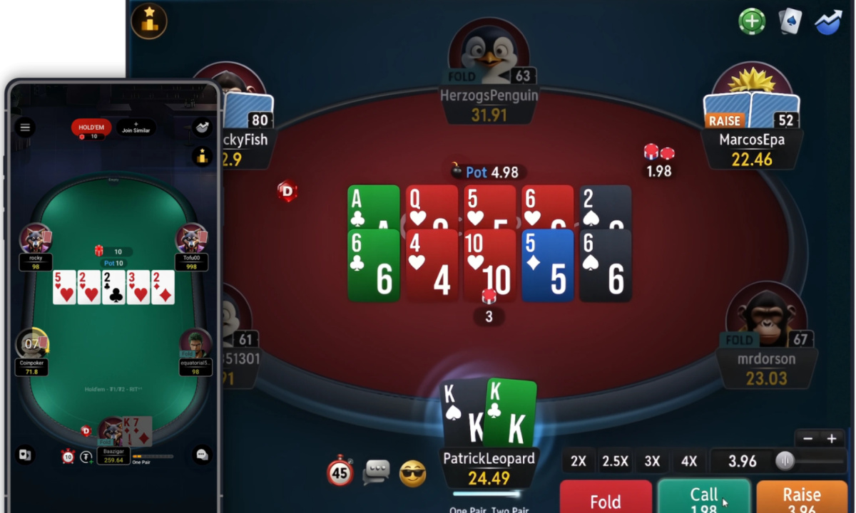 Coinpoker debuts new app with rake free poker, signs abby merk and papo mc