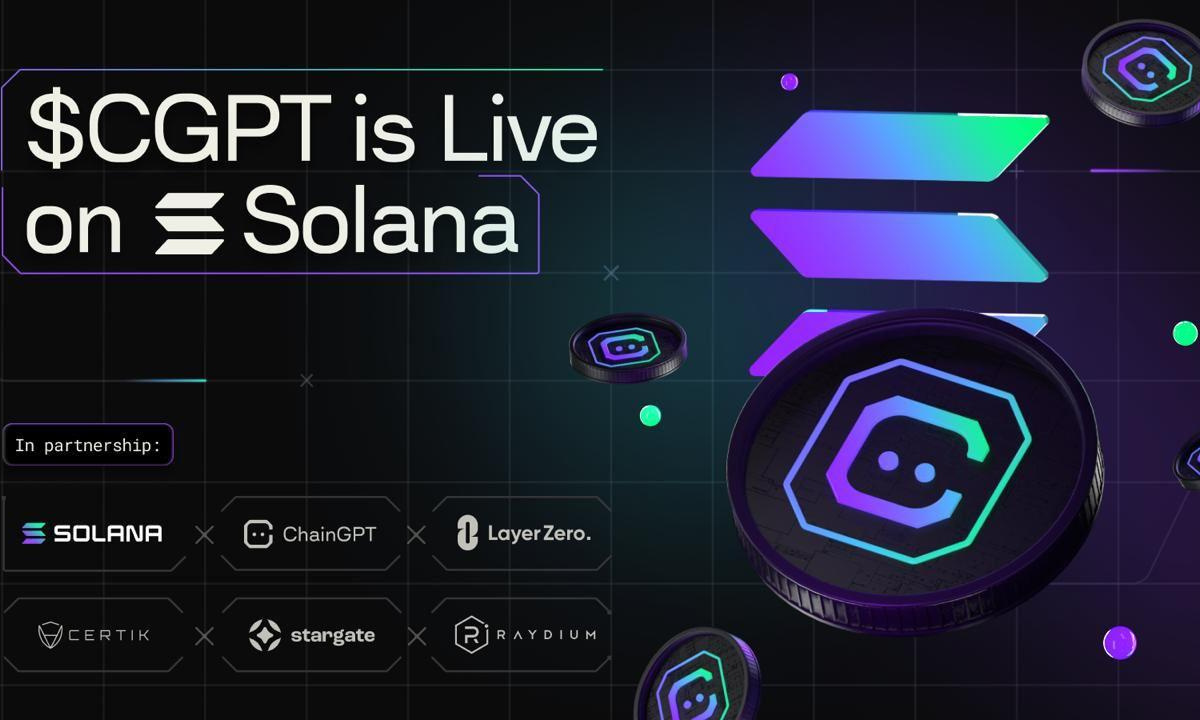 Chaingpt launches $cgpt token on solana