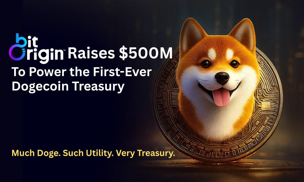 Bit origin secures $500 million equity and debt facilities to launch dogecoin treasury