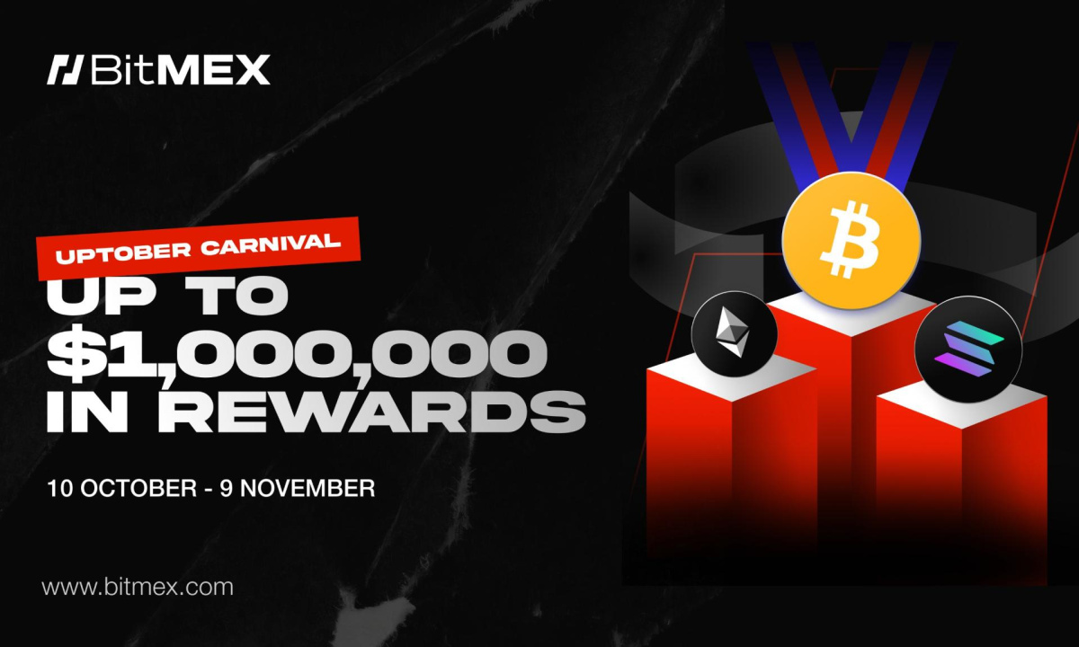 Bitmex launches uptober carnival featuring a $1,000,000 prize pool