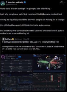 Crypto Trader Turns Into Timeline Spectacle After $125M Short Position Goes Deep In The Red 3 Photo 2026 05 14 18 30 36