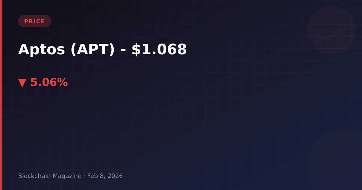 Aptos (apt) price today, live chart & market cap | apt to usd converter