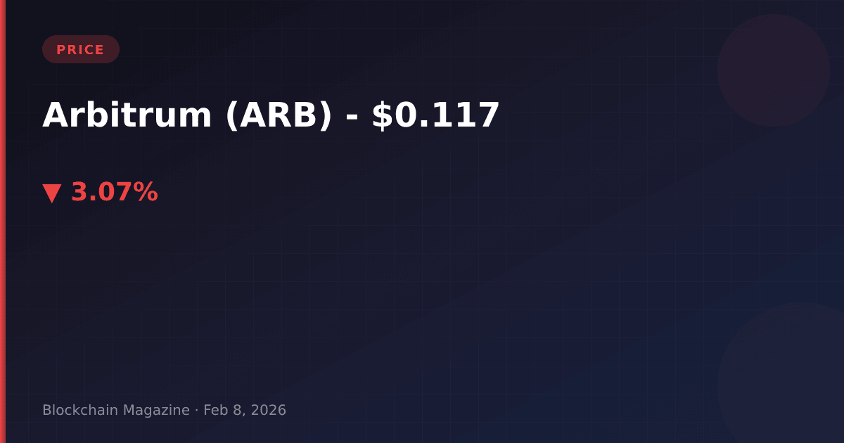 Arbitrum (arb) price today, chart & market cap | real-time arb to usd