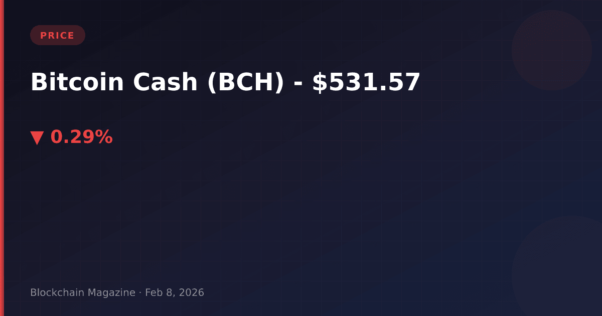 Bitcoin cash (bch) price today, live chart & market cap | bch to usd converter