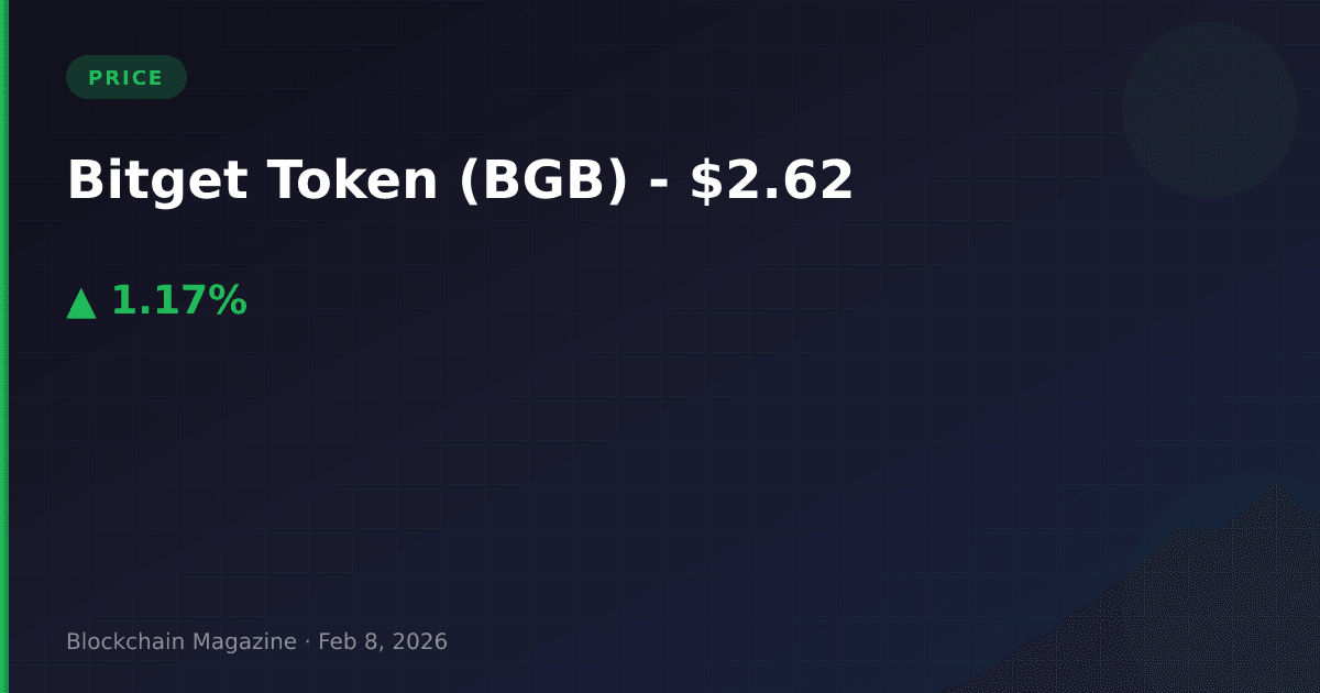 Bitget token (bgb) price today, live chart & market cap | bgb to usd