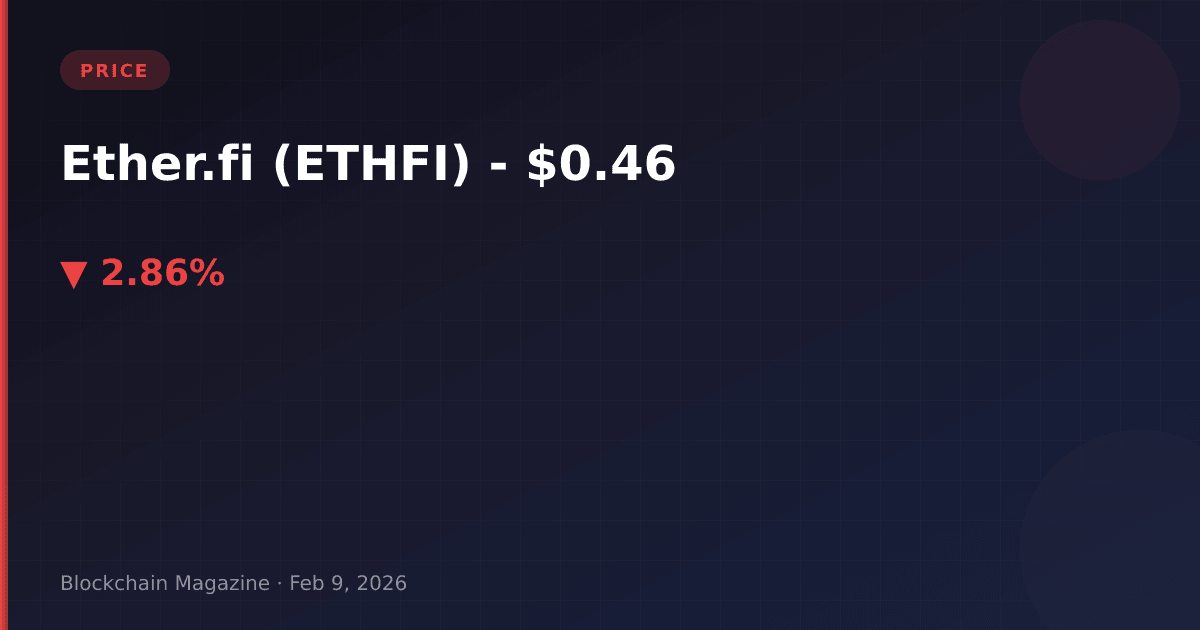 Ether. Fi (ethfi) price today, live chart & market cap | ethfi to usd converter