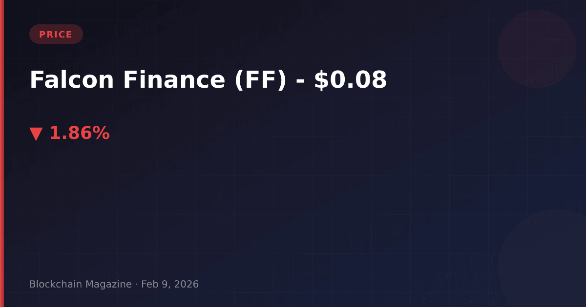 Falcon finance (ff) price today, live chart & market cap | ff to usd converter