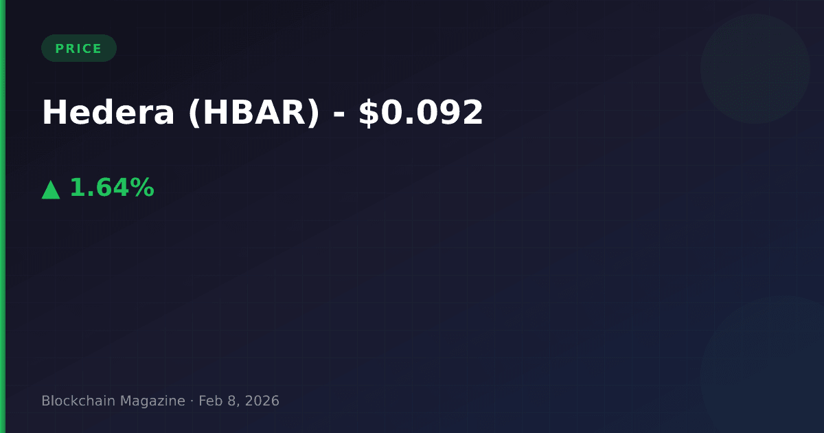 Hedera (hbar) price today, live chart & market cap | hbar to usd converter