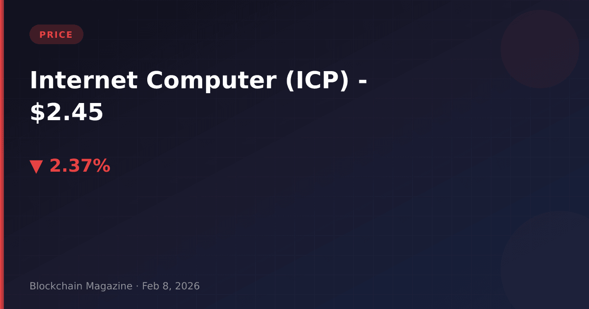 Internet computer (icp) price today, live chart & market cap | icp to usd converter