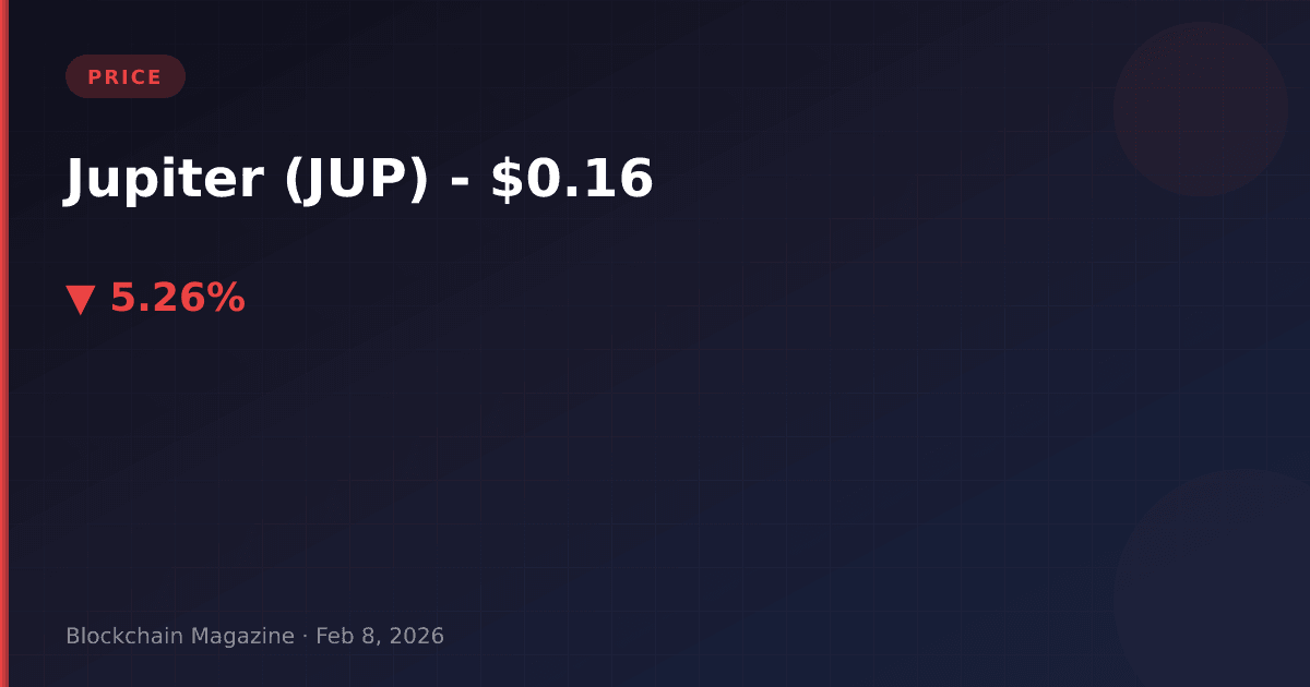 Jupiter (jup) price today, live chart & market cap | jup to usd converter