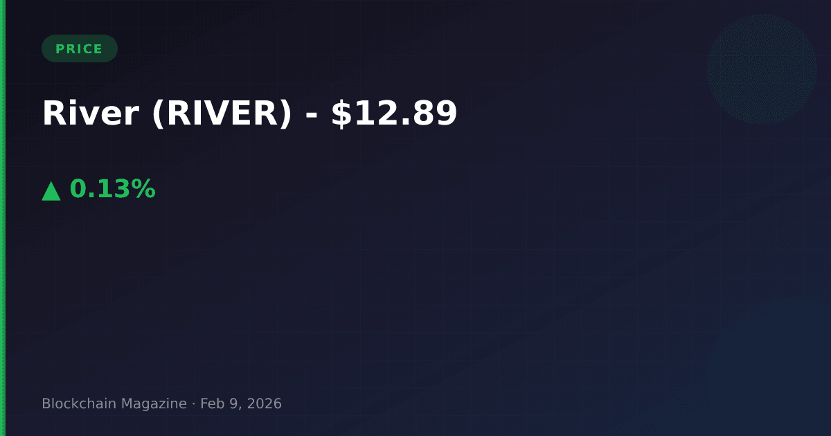 River (river) price today, live chart & market cap | river to usd converter