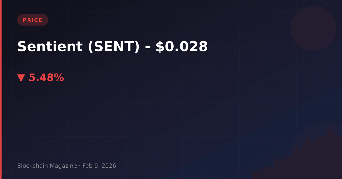 Sentient (sent) price today, live chart & market cap | sent to usd converter