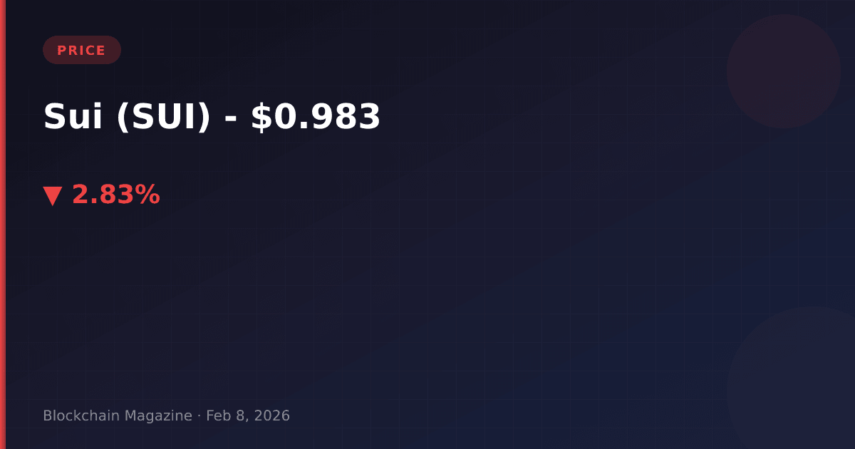 Sui (sui) price today, live chart & market cap | real-time sui to usd