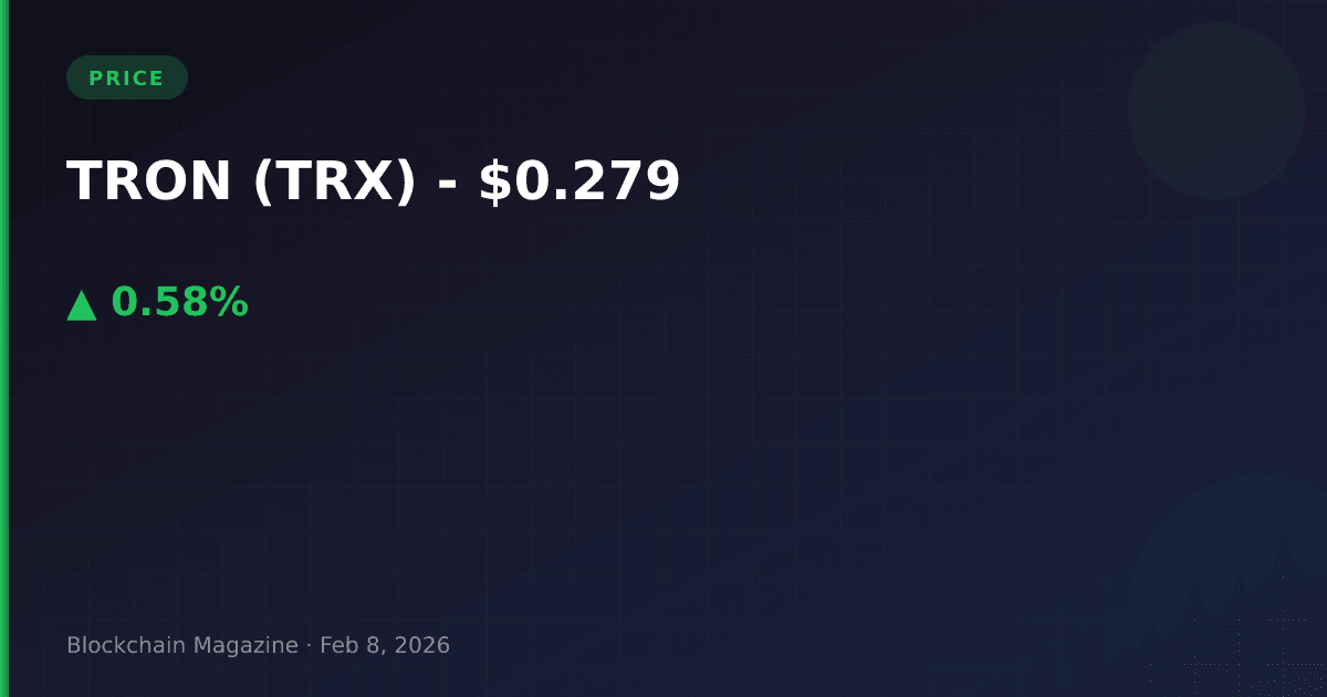 Tron (trx) price today, live chart & market cap | trx to usd