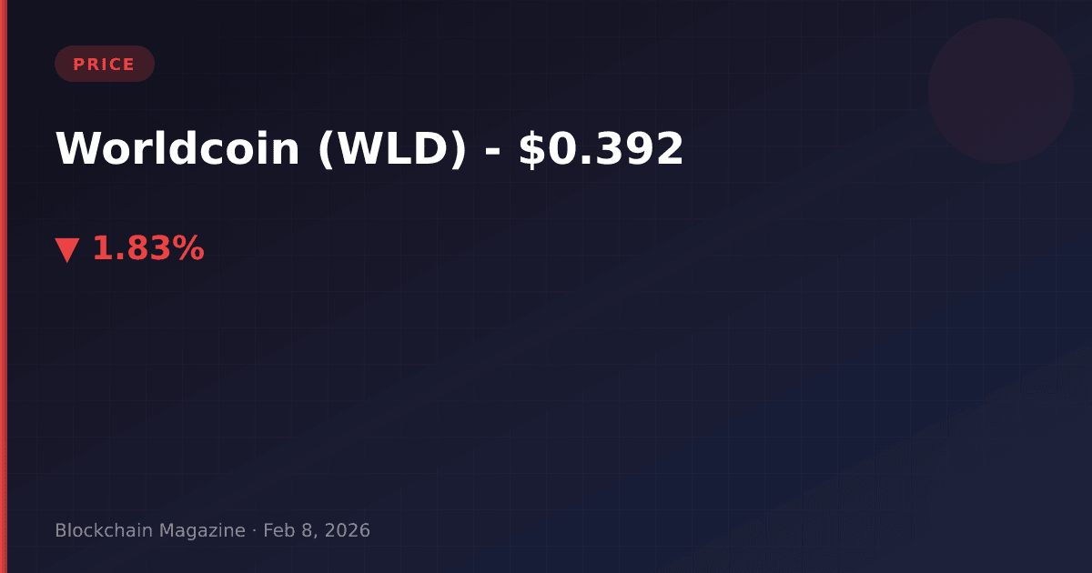 Worldcoin (wld) price today, live chart & market cap | wld to usd converter