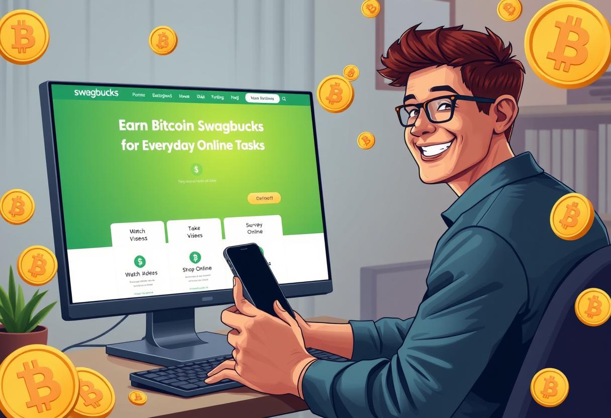 Swagbucks introduces crypto payouts: earn bitcoin for everyday online tasks