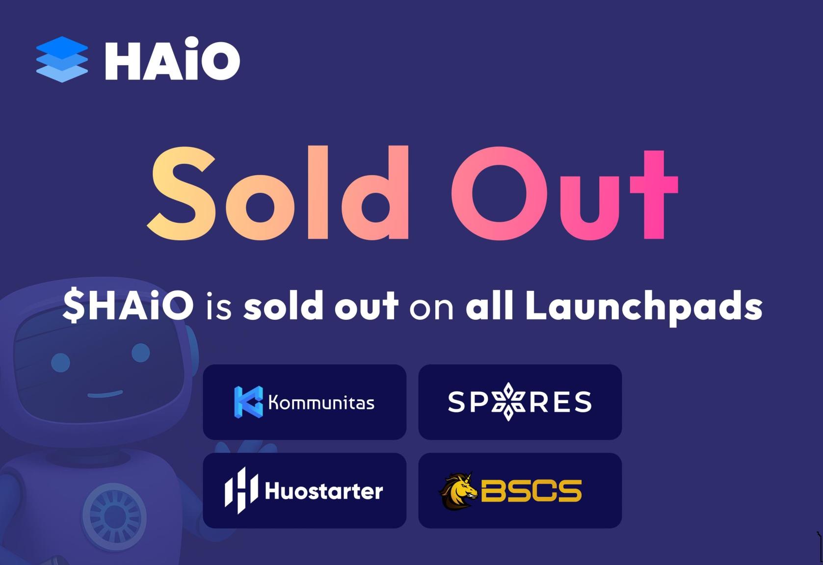 Haio sells out 4 idos ahead of kucoin listing on july 16