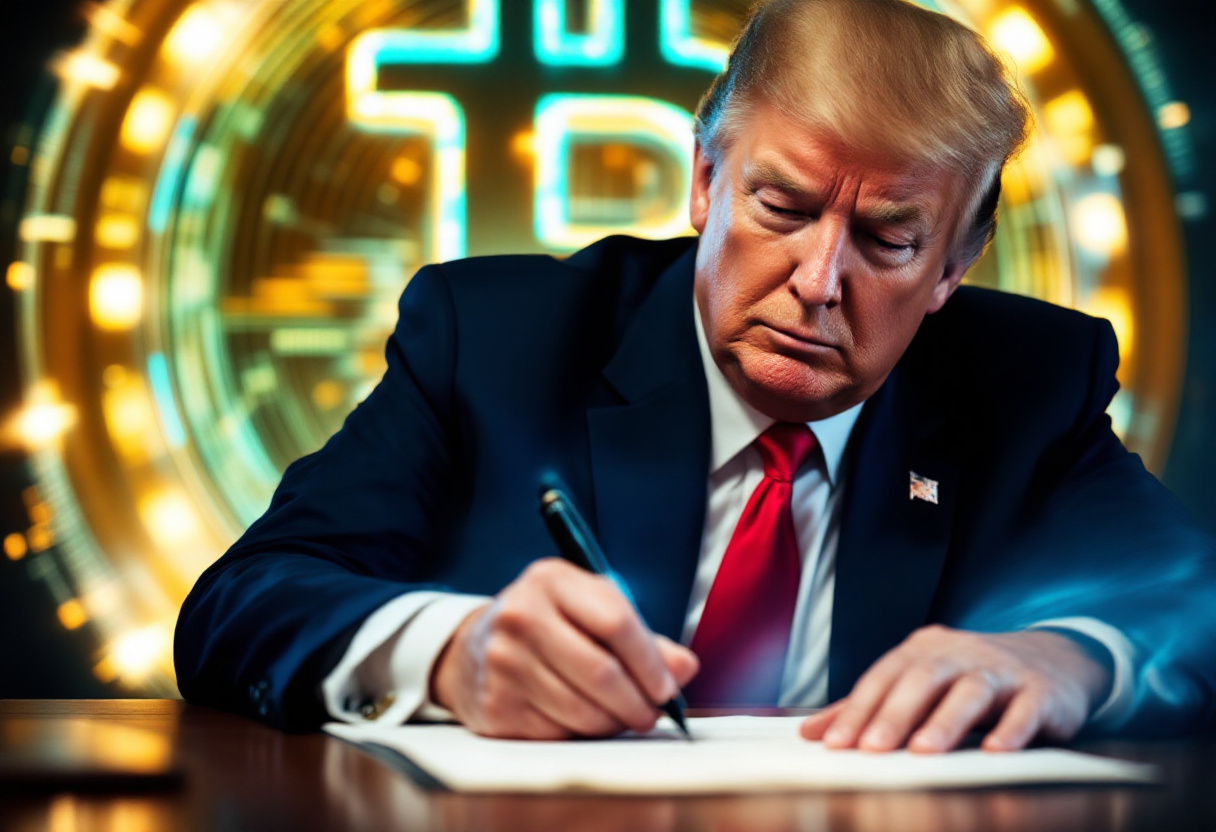 Shocking bitcoin strategic reserve order: trump’s crypto bombshell!