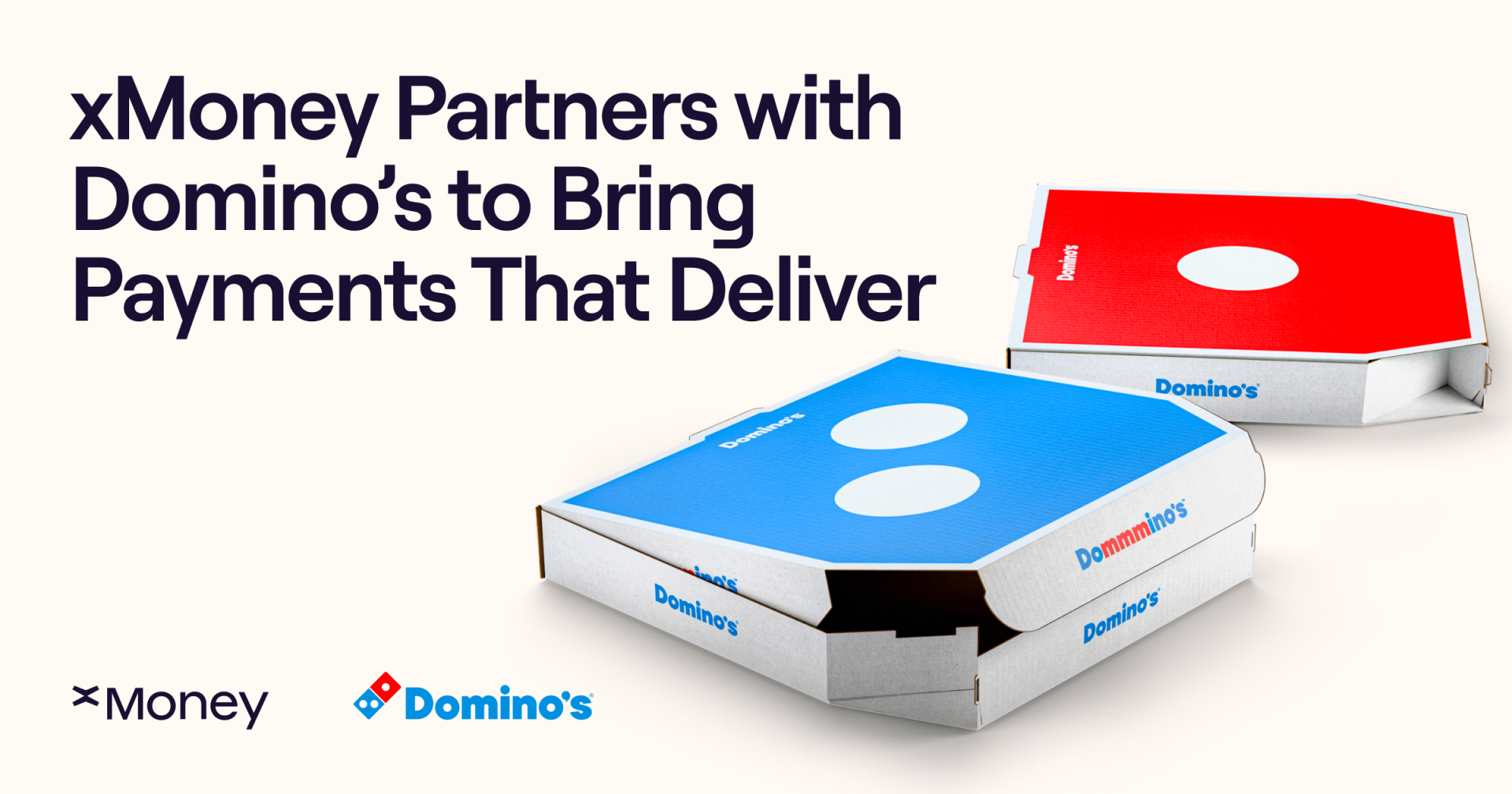 Domino’s pizza partners with xmoney for fiat and crypto payments