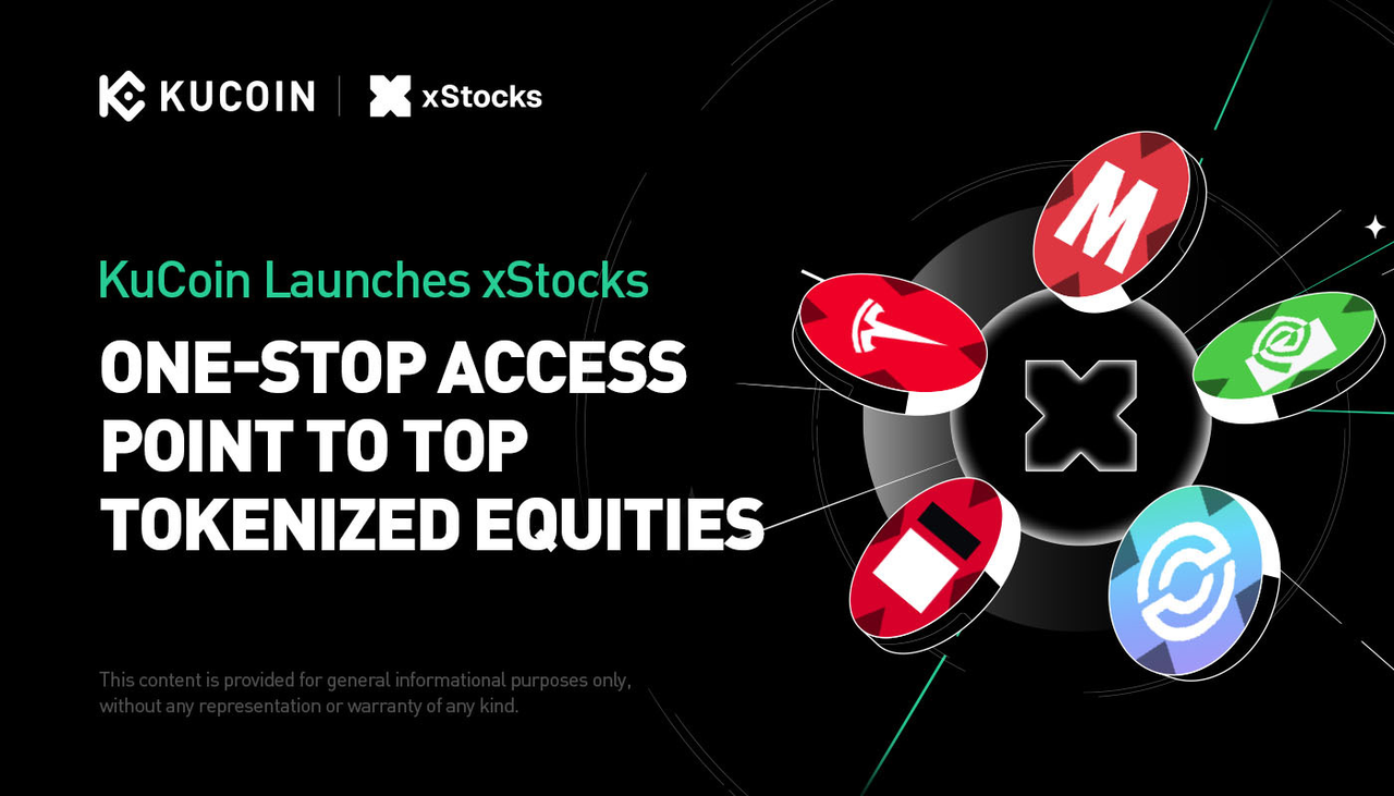 Kucoin launches xstocks, delivering a one-stop access point to top global tokenized equities